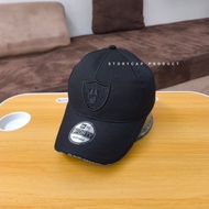 RAIDERS LOGO DISTRO BASEBALL CAP - BLACK MEN'S AND WOMEN'S BASEBALL CAP Raiders FullBlack