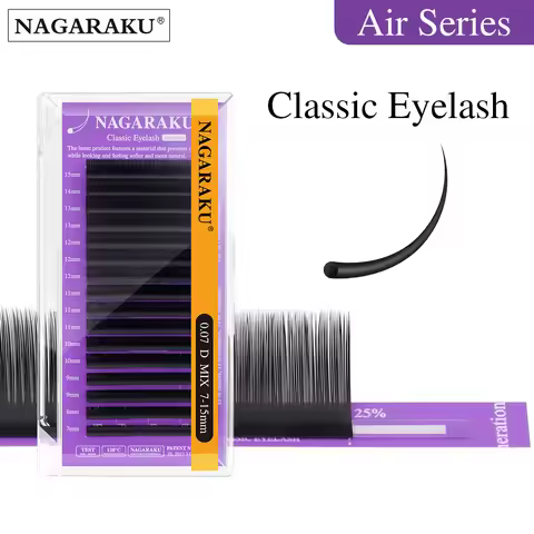 NAGARAKU Air Series 0.07mm Classic Individual Eyelash Extension 5th Generation Exculsive Material Na