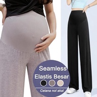 Celana Hamil Lebar Kaki Longgar Mulus Ukuran Besar Celana Hamil Melar Legging Celana Lebar Kaki Long