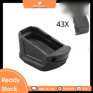 MAGORUI Outdoor Tatical Glock Ma/g EnHanced Ex/tenS/ion BA/se Plate Mag P/Ad +2 RND For Glock 43X