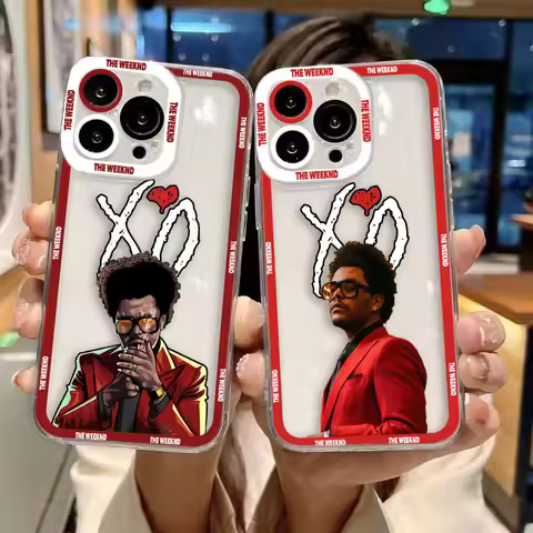 The W-Weeknd XO Minimalist Phone Case For Xiaomi 15T POCO X7 X6 X5 X4 X3 NFC GT F3 F5 F7 M7 M6 M4 M3