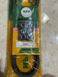 V-BELT ASSY + ROLLER VANBELT GENIO/ BEAT DELUXE NPP ORIGINAL