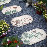 Chinese Style Stepping Stone Stepping Stone Imitation Ornaments Stepping Stone Anti-slip Courtyard G