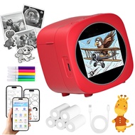 Photo Printer Kids Instant Print Drawing Kids Gift Ai Generator Printer Voice Controlled with 6 Art 