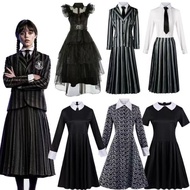 Addams Family Wednesday School Uniform Suit Cosplay Costume