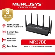 Mercusys Official | MR37BE | BE6500 | Dual-Band | Wi-Fi 7 | Router