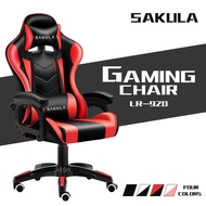 【Ready Stock】Sakula Kerusi Gaming Chair Pink Murah Massage Chair Office Chair Comfortable Back Rest