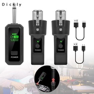 [Dickly] Audio Transmitter Receiver XLR Adapter System Automatic Connection Digital