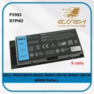 Original Dell Precision M4600 M4700 M4800 M6600 M6700 M6800 9cell 6Cell Genuine Laptop Battery PG6RC