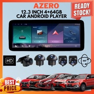 12.3 Inch 4+64GB Car Android Player 360 QLED Ultra HD Support 360 Camera(Axia 23/Ativa /Alza 2022/X7
