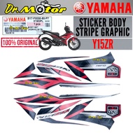 100% ORIGINAL YAMAHA Y15ZR Y15 ZR YSUKU STICKER BODY STRIPE GRAPHIC COMPLETE MDRM3 B17-FG000-80-P7