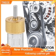 Treee DC 6V 60 RPM/100 RPM/300 RPM/600 RPM Gear Motor  Low Speed/Low Noise Metal Dustproof for DIY T
