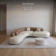 โซฟาเข้ามุมรูปตัว U และตัว L โซฟาสไตล์มินิมอลโมเดิร์นสำหรับล็อบบี้โรงแรม อพาร์ตเมนต์ และห้องรับรองสำ