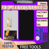 6.56 LCD Display For OPPO A18 LCD Replacement Display Touch Screen For OPPO A57S A57E A18 A38 A78 A7