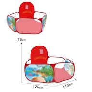 TENDA 1.2m Ball Pool Toy Children's Ball Pool Basket Tent + Basketball Hoop Birthday Gift M7