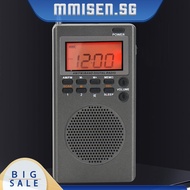 [mmisen.sg] AM FM Portable Radio Digital Radio Built-in Speaker Great Reception Alarm Clock