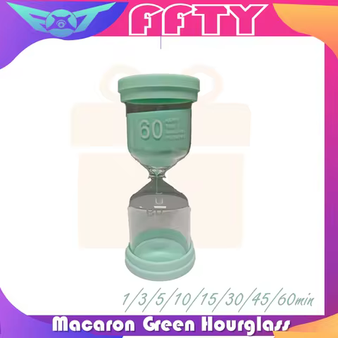 1/3/5/10/15/30/45/60 macaron color hourglass timer minute sand watch clock gift children hourglass t