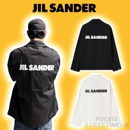 Jacket JIL SANDER Logo Blouson in Cotton Jacket, Men's windbreaker, jil sander PLV Jacket