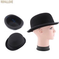 Royal Kids Black Party Hat Magician Derby Hat Short Brim Fedora  Hat for Dress Up and Victorian Cost