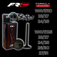 FRC RACING VALVE 1 SET 2PCS FOR WAVE110, WAVE125 23/27 24/28 26/30 27/31