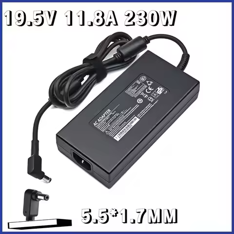 230W 19.5V 11.8A AC Charger For Acer Predator Helios 300 PH315-53 PH315-54 PH317-55 PT515-52 Laptop 