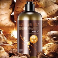 【泰國】 ATREUS 防脫髮生薑洗髮水 400ml｜無矽配方｜粒粒生薑｜增長血液循環｜清潔毛囊｜平衡油脂分泌｜產後洗頭必備｜減少脫髮｜強健髮根｜效果明顯