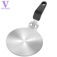 Induction Cooker Adapter Plate 13cm/5.1inch Stainless Steel Heat Sink for Aluminum & Stainless Moka