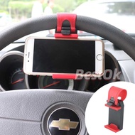 Universal Car Holder Mini Steering Wheel Clip Mount Cell Phone Mobile Holder Car Mobile Phone Holder