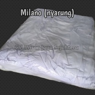 Bahan Kain Jersey Dryfit Milano Warna Putih Per Roll  (1 Roll=25 kg)(nyarung)