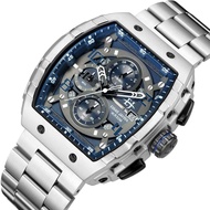 JAM TANGAN PRIA EVANS JAYDEN TERBARU 9554-2 STAINLESS STEEL CHRONO AKTIF