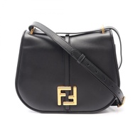 【二手】Fendi FENDI Camon 中型黑色皮革單肩包 女士二手 A