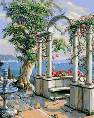 Photocustom Acrylic Painting By Numbers On Canvas Markers By Number Landscapes Number Painting Livin