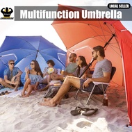 Payung Mancing Big Fishing Umbrella Khemah Camping Payung Besar Payung Lipat Outdoor Beach Umbrella 