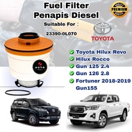 Toyota Hilux Revo Rocco Diesel Filter GUN125 GUN126 FORTUNER 2018-2019 GUN120 GUN155 Diesel Fuel Fil