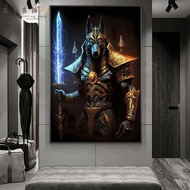 Perilla-ภาพเหมือนของ Anubisภาพวาดสีน้ำมันโปสเตอร์ศิลปะและภาพพิมพ์เทพเจ้าอียิปต์ภาพจิตรกรรมฝาผนังที่ท