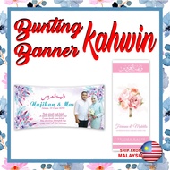 Bunting / Banting kahwin | Banner Kahwin | Wedding | bunting sop | wedding sop | MinaJingga