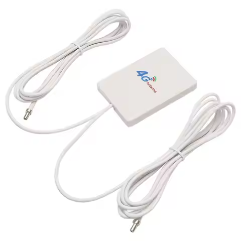 SWXF 4G LTE Antenna 3G 4G Panel Antenna with SMA TS9 CRC9 Connector 2M Cable for E8372 E3372 B315 Ro