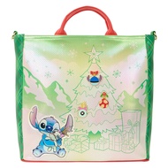 Loungefly: Disney Lilo And Stitch Holiday Tote Bag