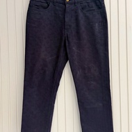 LV深藍滿版牛仔褲