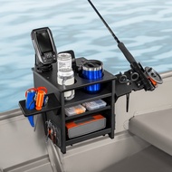 BOAT-TOTE Jon Boat Rod Holder and Storage Organizer - John Boat Accessories for Fishing - Fits Gunne