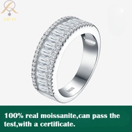 XICYI 2.2ct Real Moissanite Ring with GRA Certificate Luxury Diamond Engagement Ring In S925 Sterlin