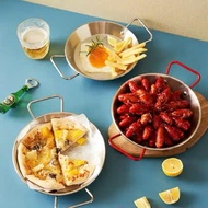 CHẢO INOX HÀN QUỐC PAELLA QUAI ĐỎ 26CM PHÙ HỢP CHO NHIỀU KHÔNG GIAN KHÁC NHAU