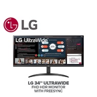 LG 34'' UltraWide FHD HDR Monitor with FreeSyncTM 34WP500-B