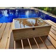 Custom Acrylic Hinge Box 30x20x10