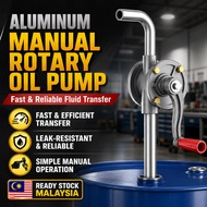 44GAL Cast Iron Oil Pump Medium Duty Rotary Drum Pump Manual Hand Diesel Fuel Drum Pump Drum Tank Su