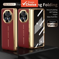 Retro Vintage for Honor Magic V5 V3 Case Business Leather for Honor Magic V5 V3 Back Phone Casing