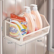 陽臺磁吸滾筒洗衣機置物架 側邊收納筐 衛生間放洗衣液空間利用(平行進口）（快遞送貨上門）