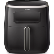 Philips HD9257/80 3000系列 透視健康空氣炸鍋 - 黑色 | 透明烹調視窗 | Rapid Air 高速空氣循環 | 香港行貨
