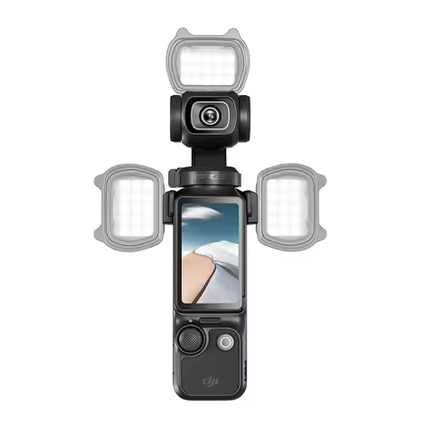 Magnetic Fill Light for DJI Osmo Pocket 3 Creator Combo Rechargeable Mini LED with DJI Pocket 3/Osmo