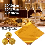 100 Sheets Chocolate Foil Chocolate Foil Chocolate Wrapper Foil Paper Chocolate Wrap